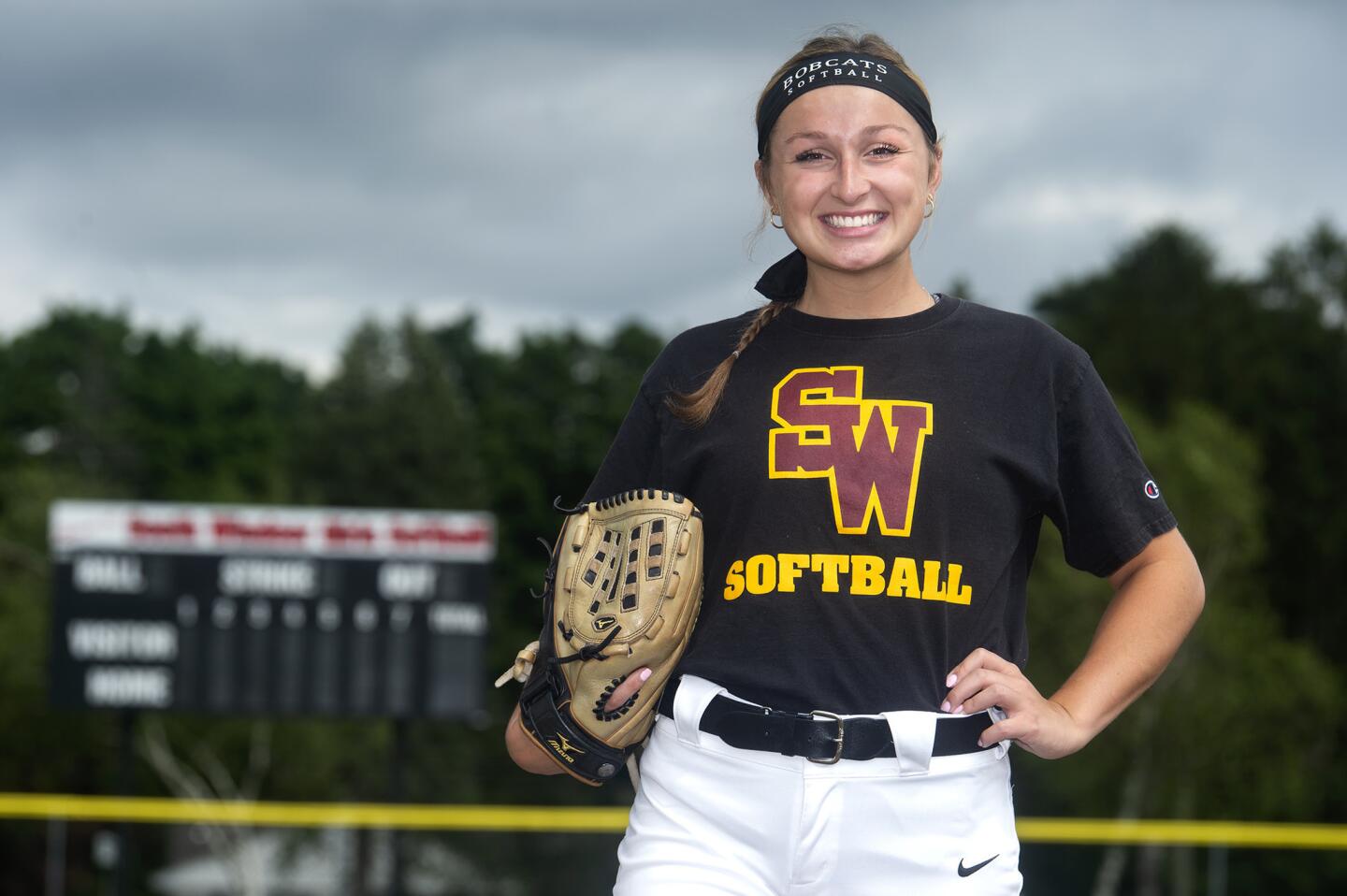SOUTH WINDSOR, CT - 06.19.2019 - ALL-COURANT - Maria Hanchuk, 18, a senior pitcher from South Windsor, is the Courant's softball player of the year. Hanchuk plans to attend Endicott College this fall. PATRICK RAYCRAFT | praycraft@courant.com