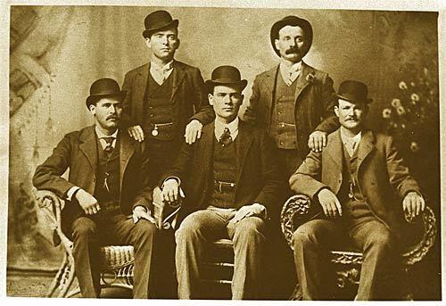 It's believed that this famous group portrait of Butch Cassidy, seated right, and the Sundance Kid, seated left, was taken in Fort Worth in 1900 after the gang held up a bank in Winnemucca, Nev.