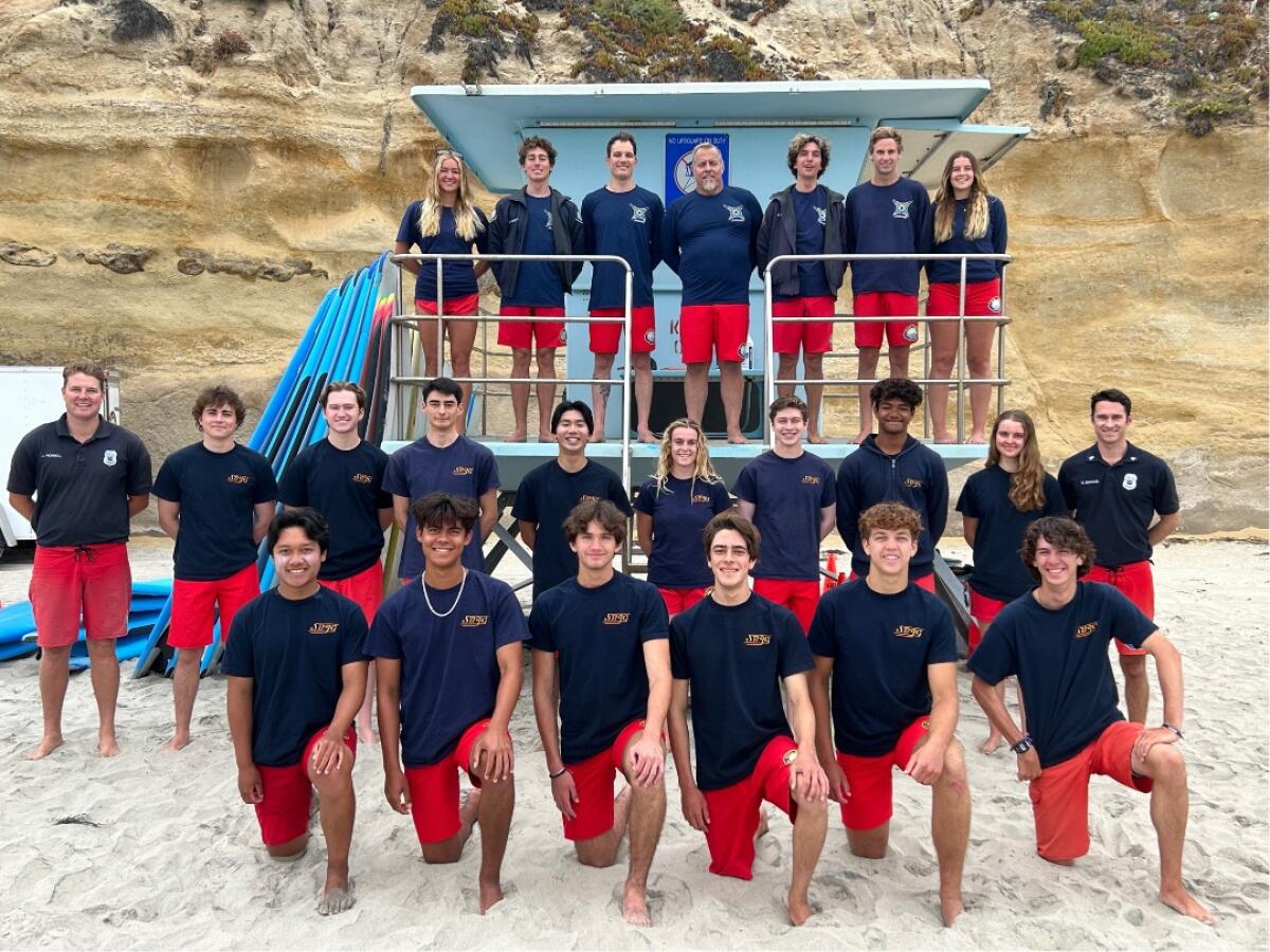 Solana Beach lifeguards and SBJL instructors