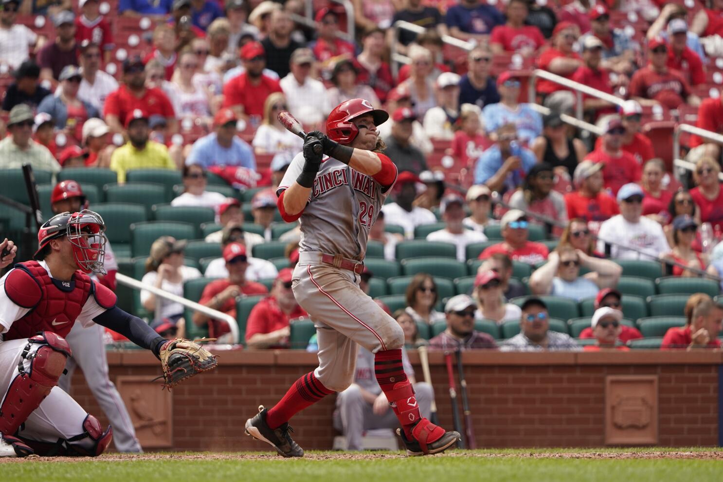 Friedl, Reds snap 4-game skid with 7-6 win over Cardinals - The