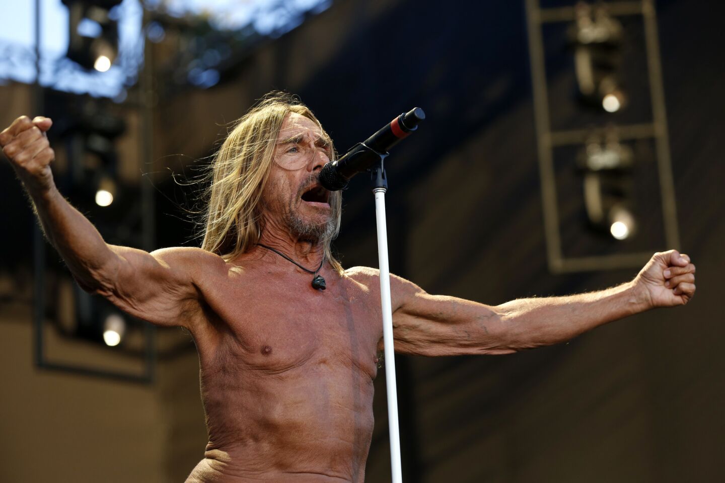 Iggy Pop performs Sunday at FYF in Exposition Park.