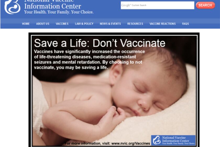 Marketing researchers created this mock public service announcement to see whether online comments would influence people looking for vaccine information on the Internet.