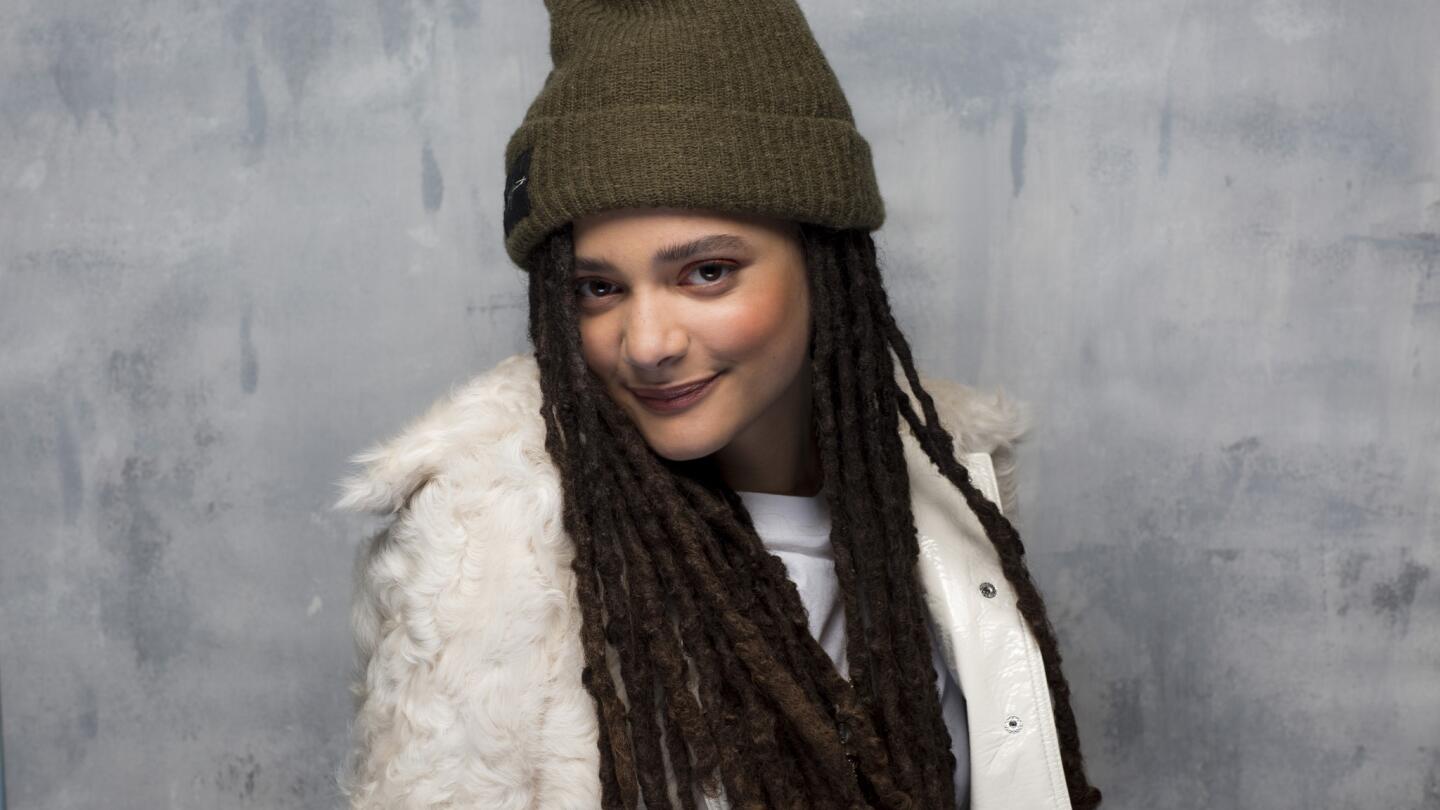 Actress Sasha Lane from the film "The Miseducation of Cameron Post."