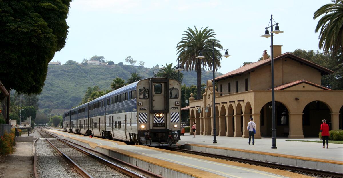 Amtrak services Santa Barbara from the north and south. Now students get a discounted fare too.
