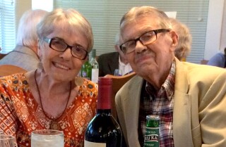 Undated photo of former LA Times reporter, Daryl "Bud" Lemke and his wife, Mary.