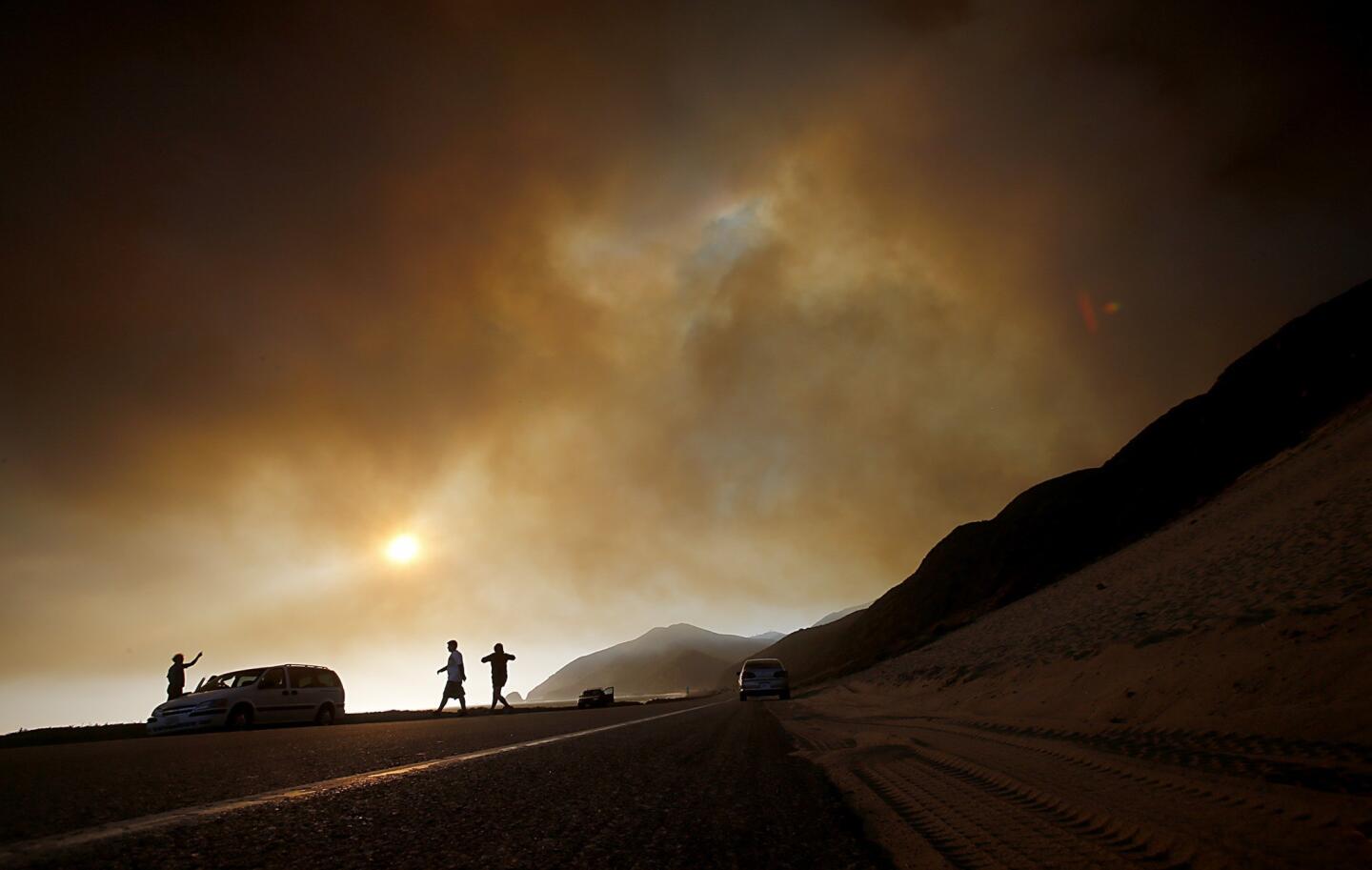 Smoke plume