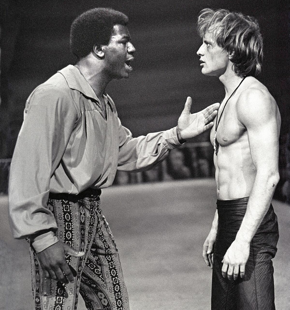 Carl Weathers balanced college football at San Diego State with acting roles like this as a theater arts major.