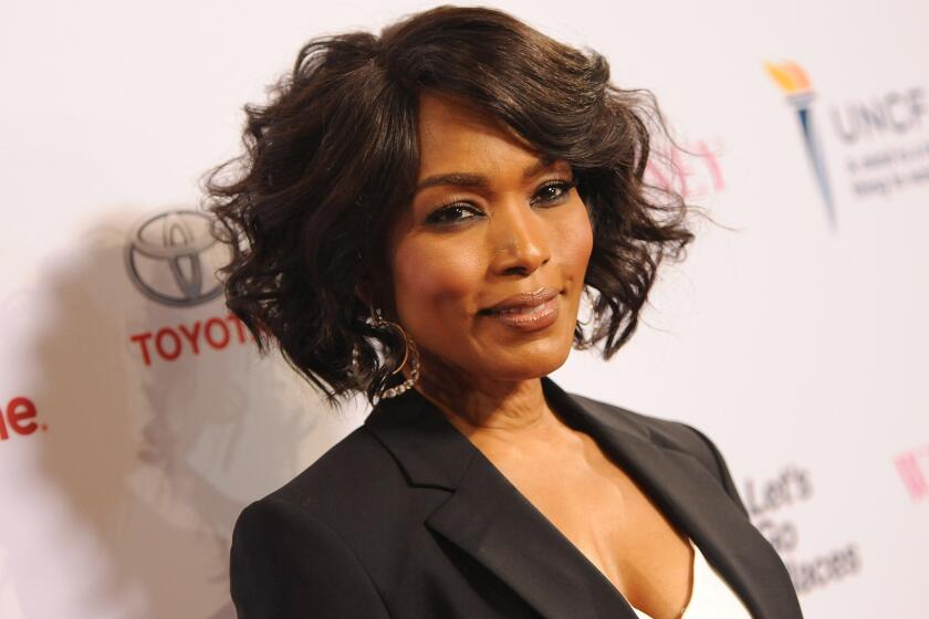 Director Angela Bassett attends the premiere of Lifetime's Whitney Houston biopic "Whitney" at the Paley Center for Media in Beverly Hills on Tuesday.