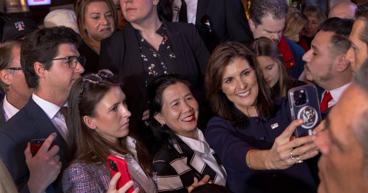 As Nikki Haley tours California, even some of her most ardent supporters don’t see a path