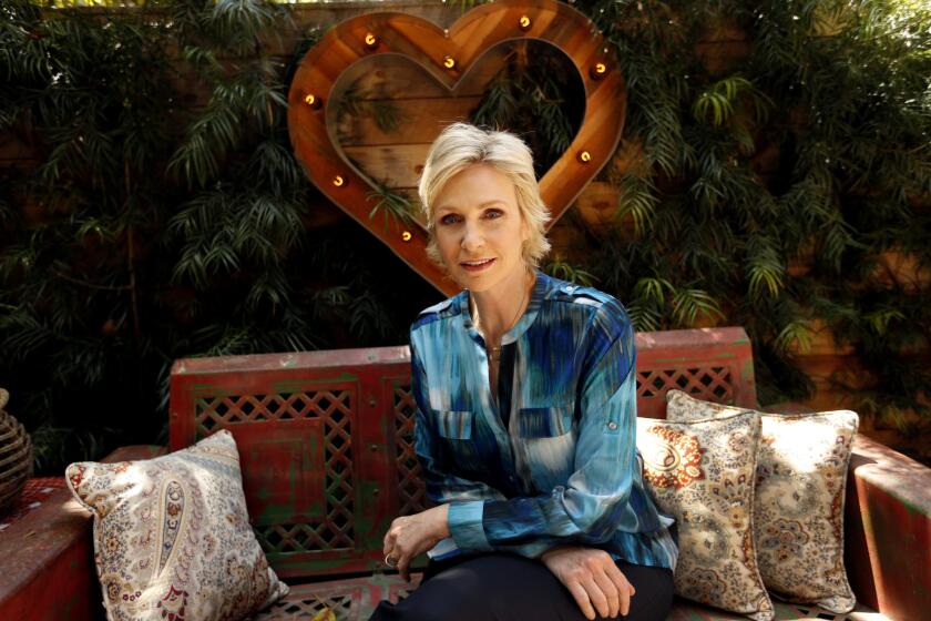 Actress Jane Lynch in Los Angeles.