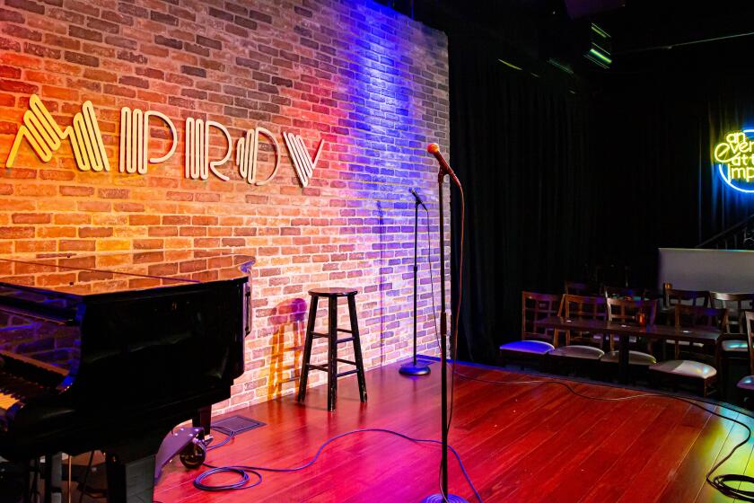 The stage at The Hollywood Improv
