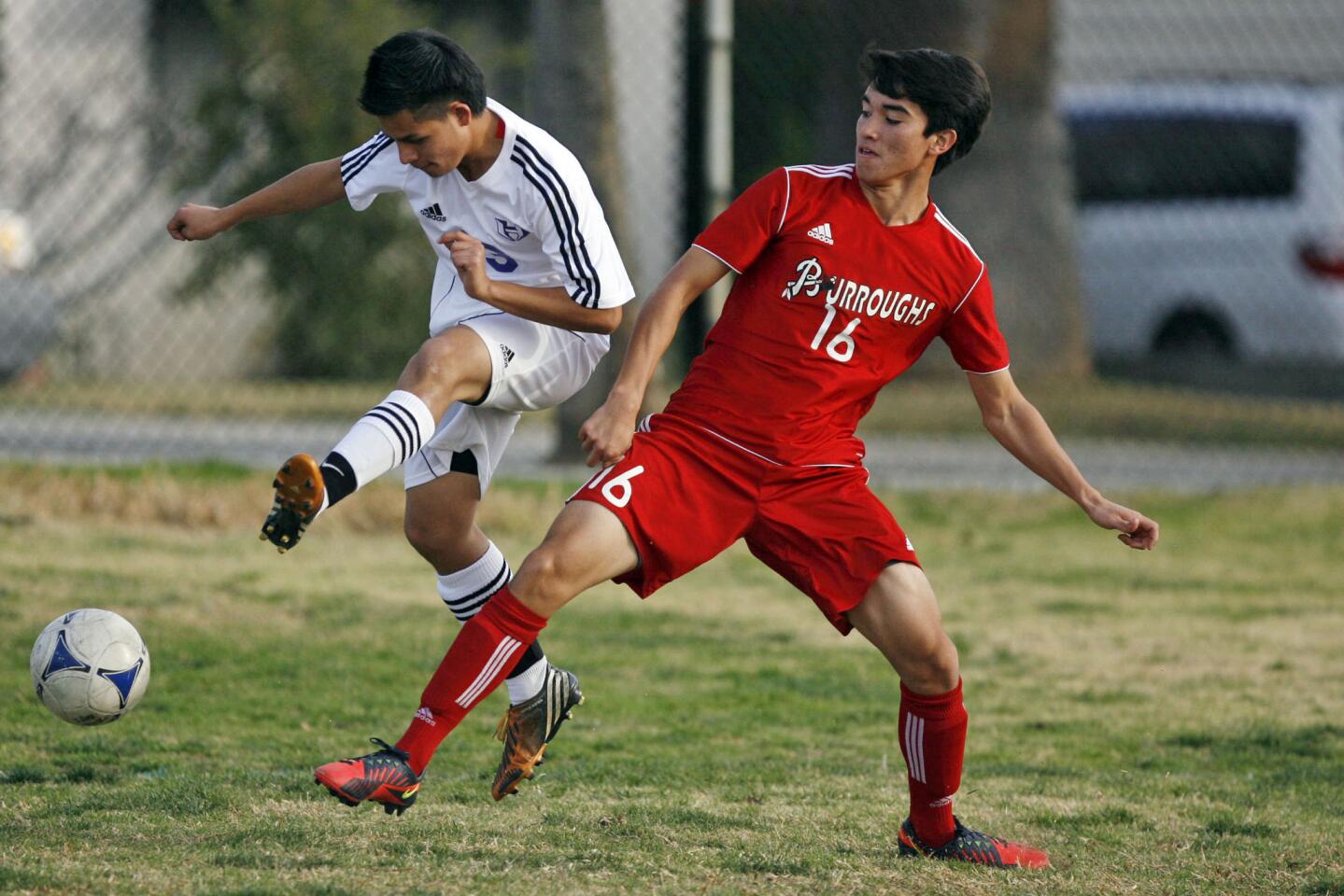 Burroughs vs. Hoover boys' soccer