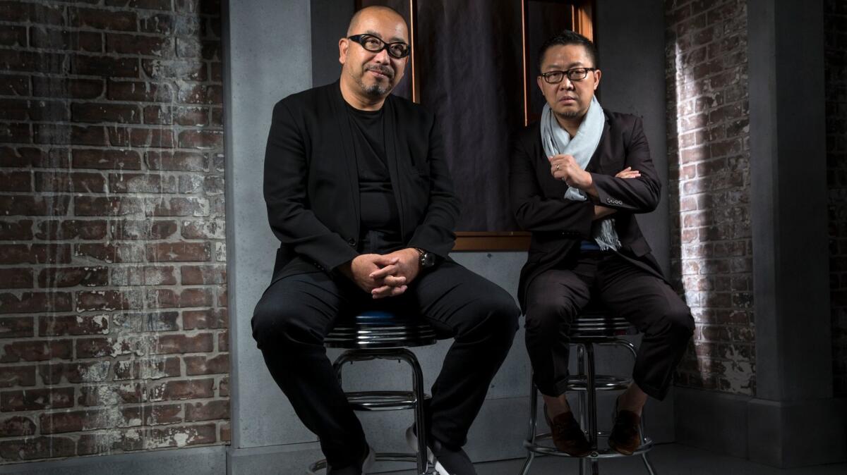 UCLA's Hitoshi Abe, left, and USC's Qingyun Ma are leaving their posts as architecture school deans.