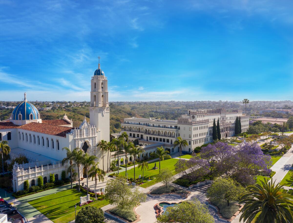 The campus at the University of San Diego.