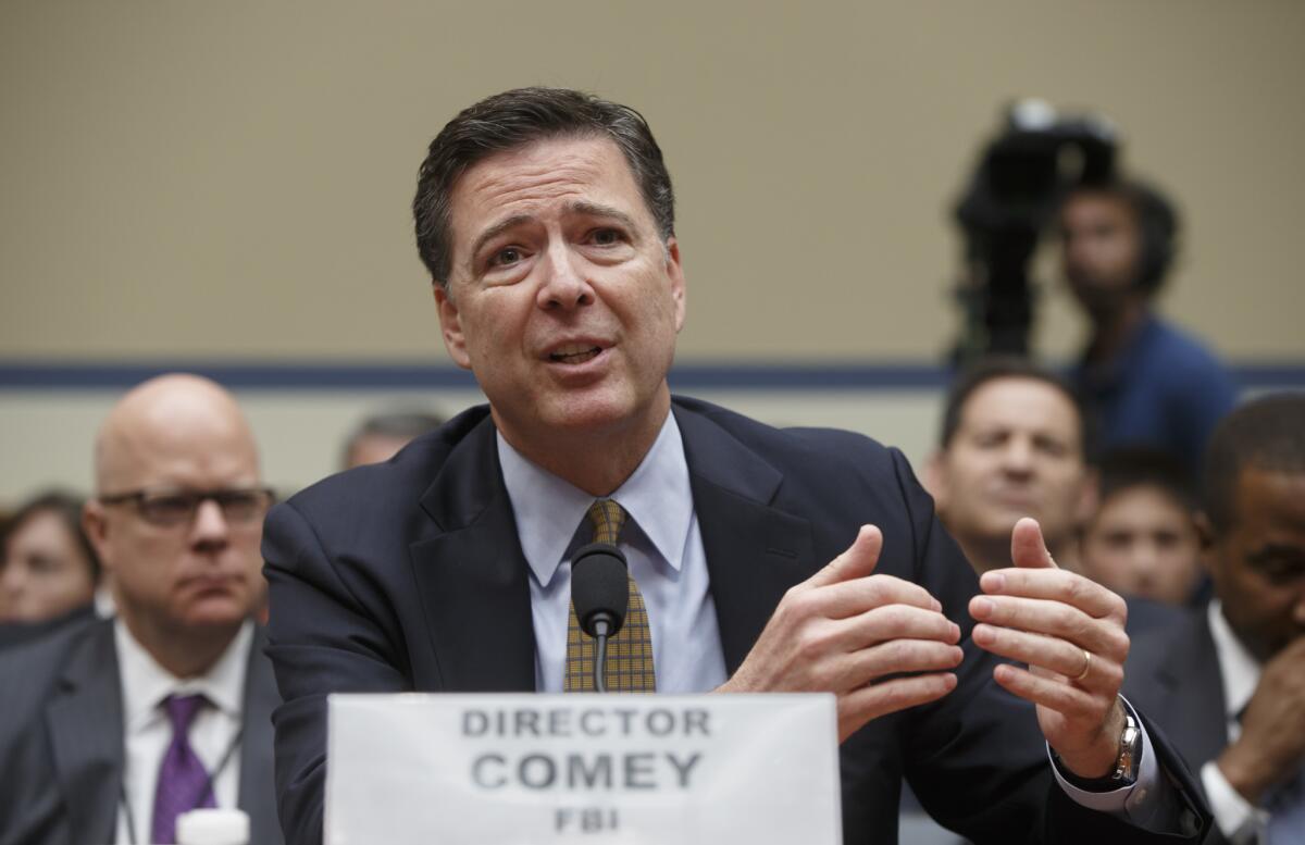 FBI Director James Comey faced withering criticism this year. (J. Scott Applewhite / Associated Press)