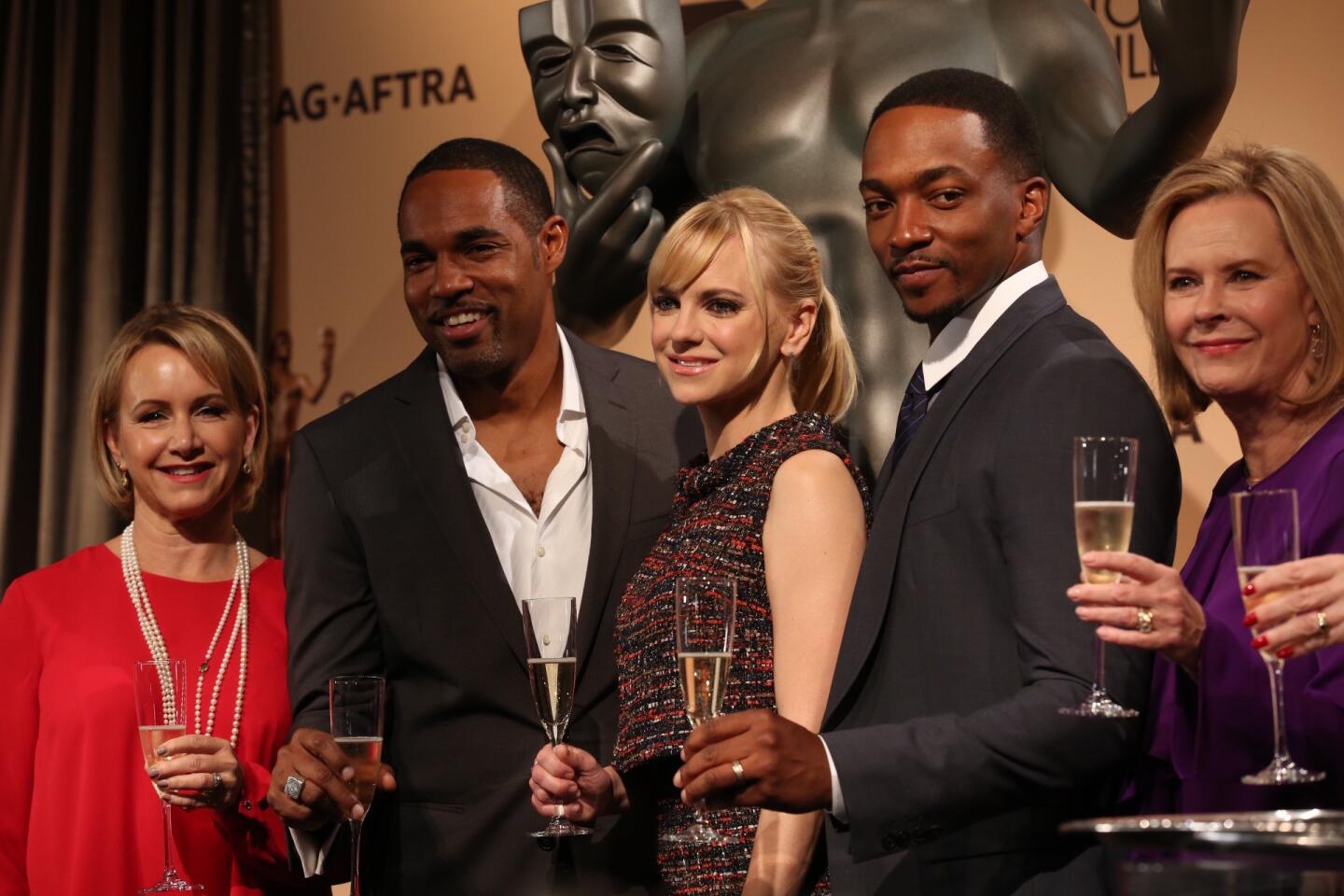 SAG noms announced by Anna Faris and Anthony Mackie