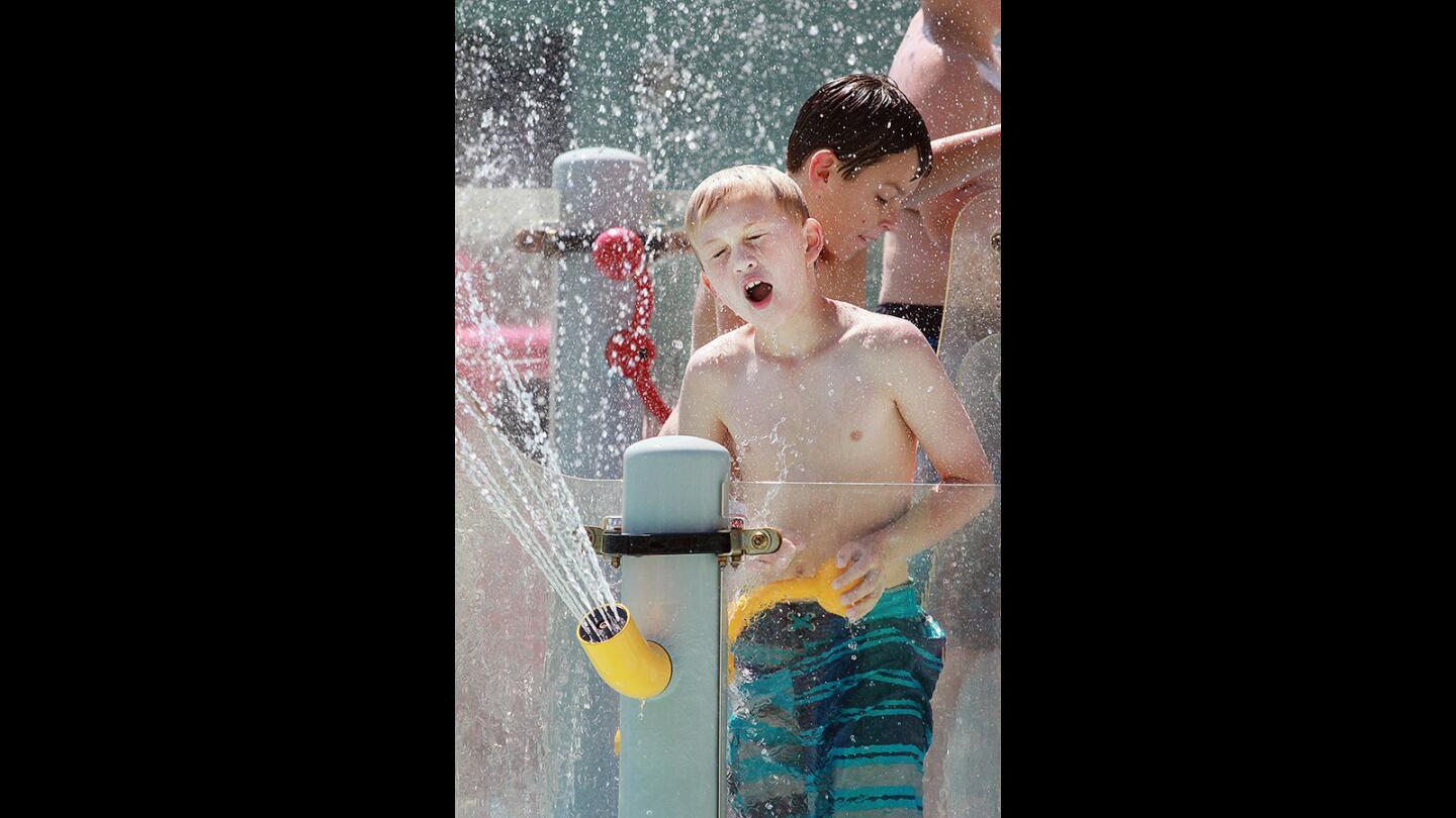 Photo Gallery: Children beat the heat at Verdugo Pool in Burbank