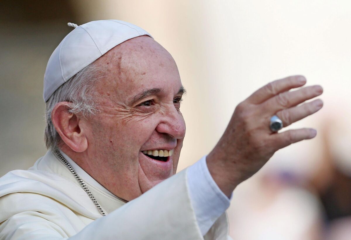 Pope Francis will visit the United States from Sept. 22 to Sept. 27.