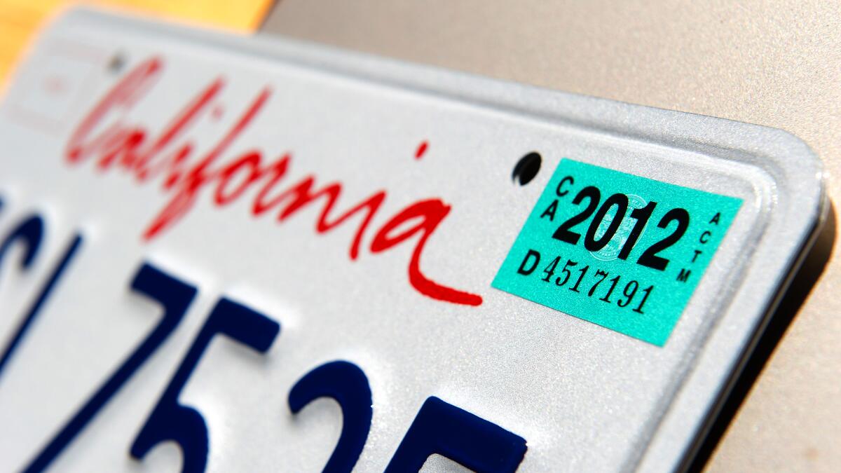 Commentary: California's ugly license plate doesn't reflect our great