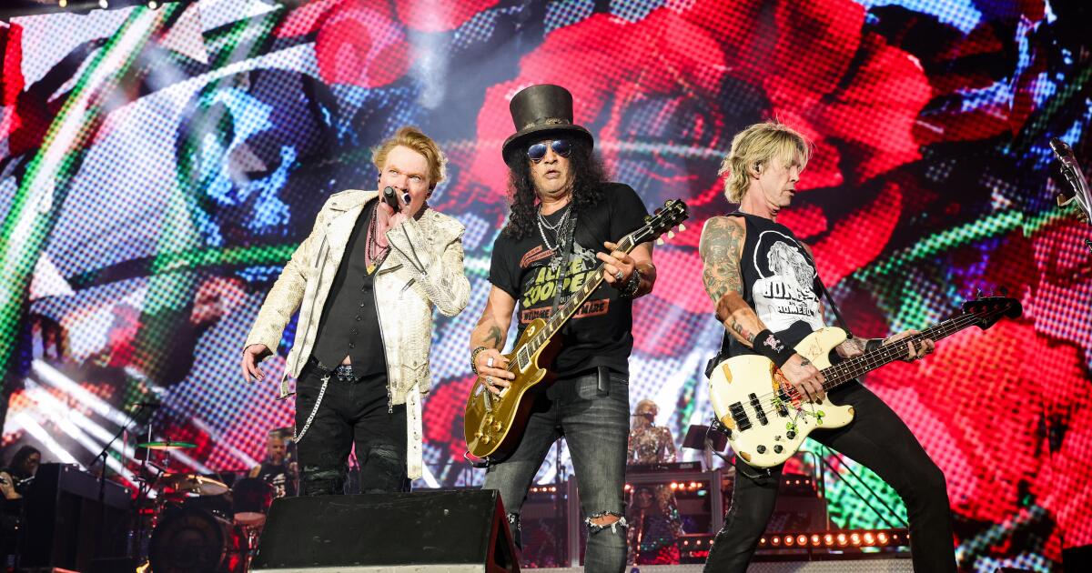 Guns N' Roses, at Power Trip, ditches the spectacle - Los Angeles