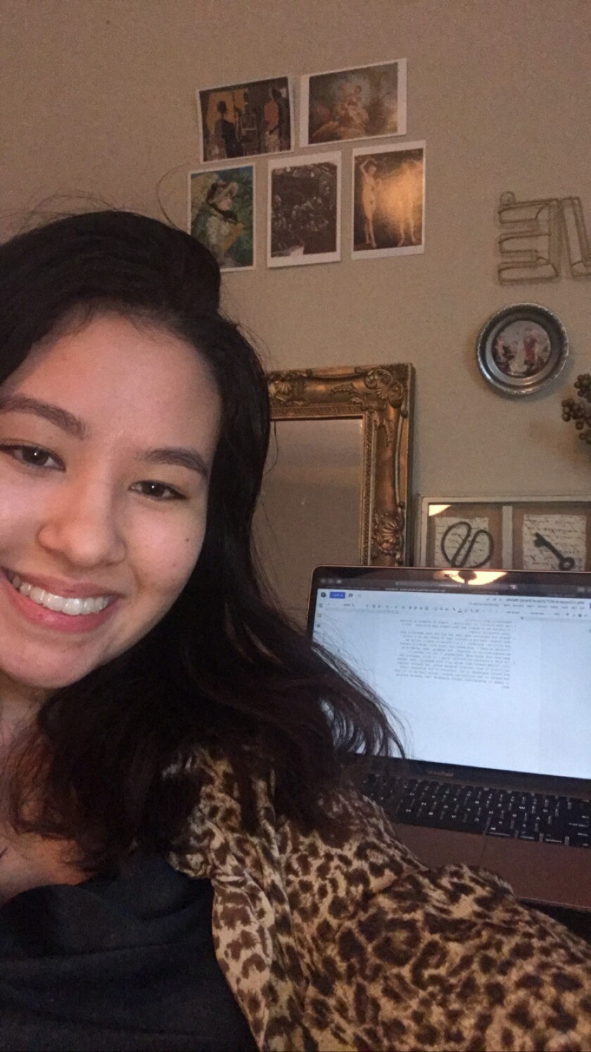 Rehana Morita, a second year film and media studies major at UCI.