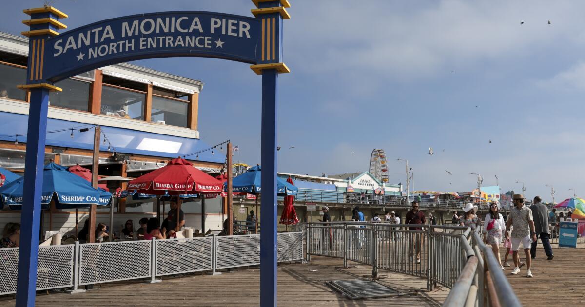 Brawl at Santa Monica Pier started after vendor ‘sexually assaulted’ women, police say