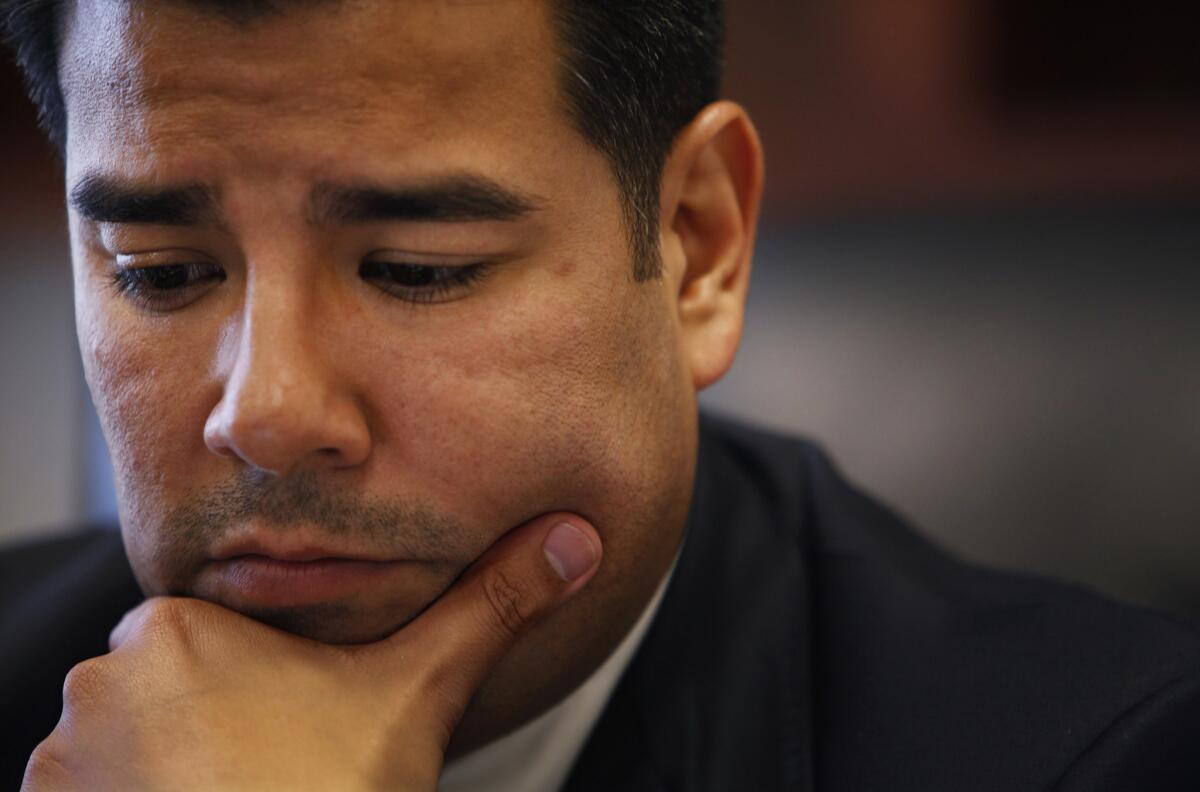 State Sen. Ricardo Lara (D-Bell Gardens) is the target of four complaints from opponents of public benefits for immigrants who are in the country illegally. The activists say they were barred from a roundtable meeting Lara called that was open to the public.