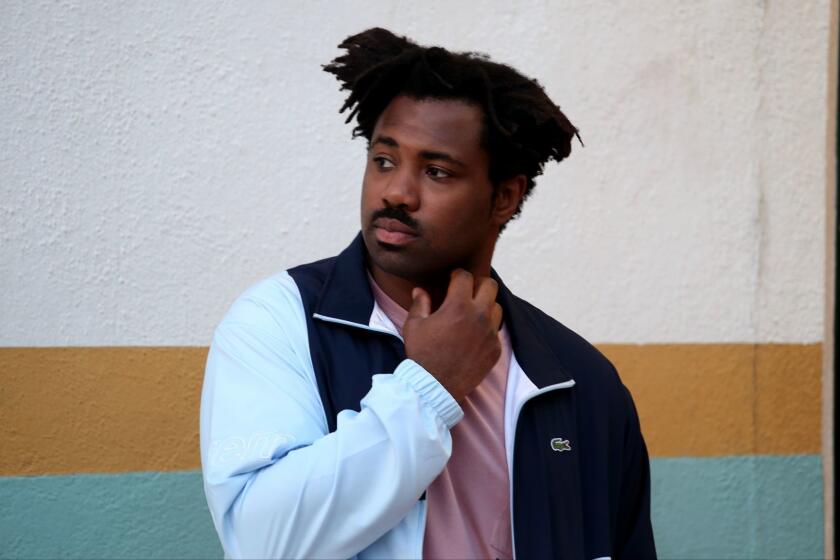 LOS ANGELES CA. APRIL 11, 2017: Sampha , an electronic R&B singer was at the El Rey Theater in Los Angeles on on April 11, 2017 .(Glenn Koenig/ Los Angeles Times)