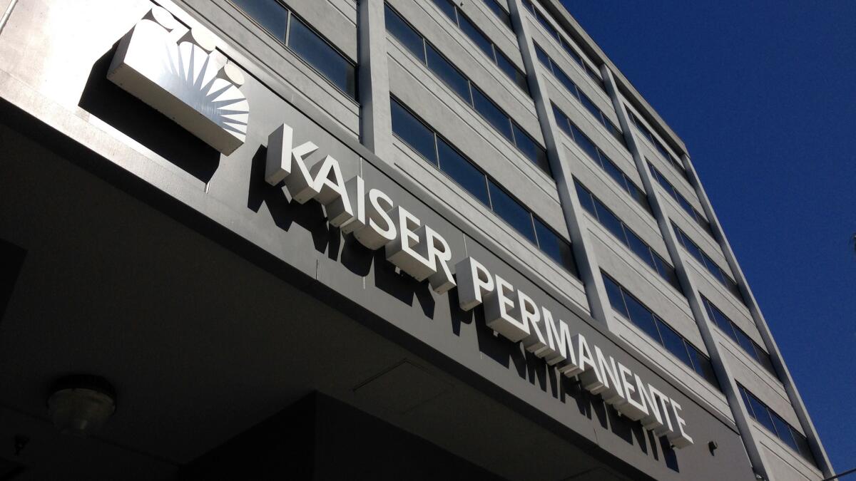 Kaiser Permanente Los Angeles Medical Center on Oct. 6, 2014.
