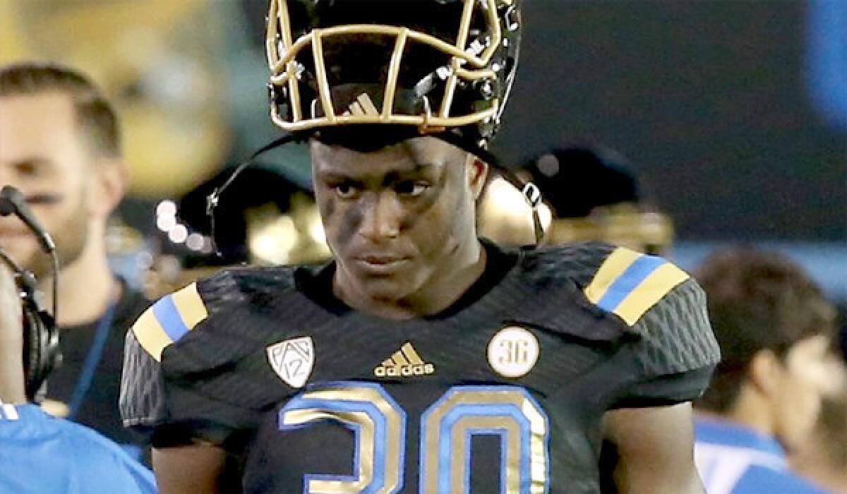 UCLA linebacker Myles Jack has emerged as an offensive weapon after rushing for five touchdowns over two games for the Bruins.
