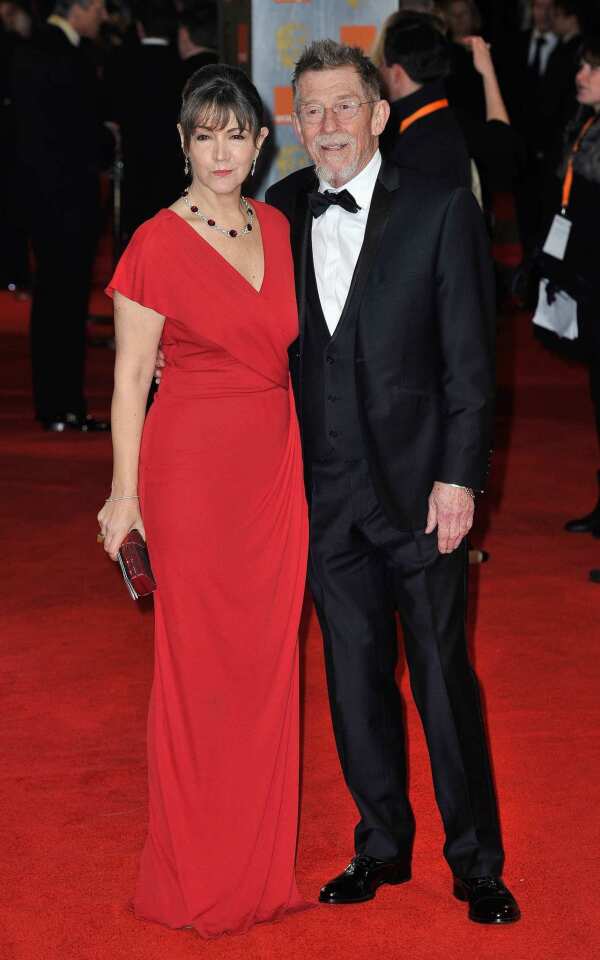 Actor John Hurt and Ann Rees Meyers.