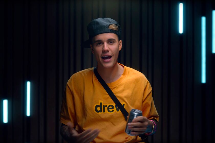 Justin Bieber in a scene from the Youtube Original, SEASONS.