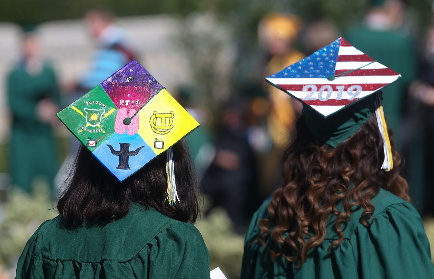 Photo Gallery Edison High School graduation ceremony Los Angeles Times