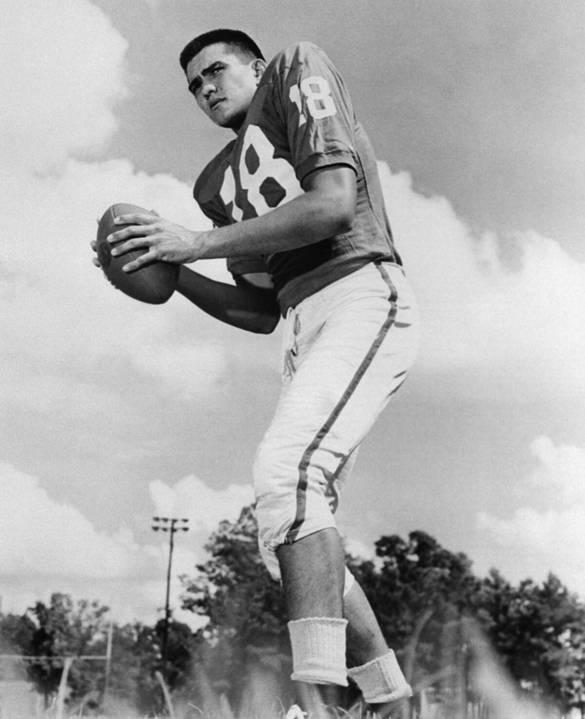 Roman Gabriel as an N.C. State quarterback in 1959.