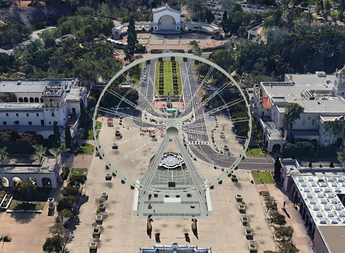 A conceptual rendering of the Balboa Park Star.