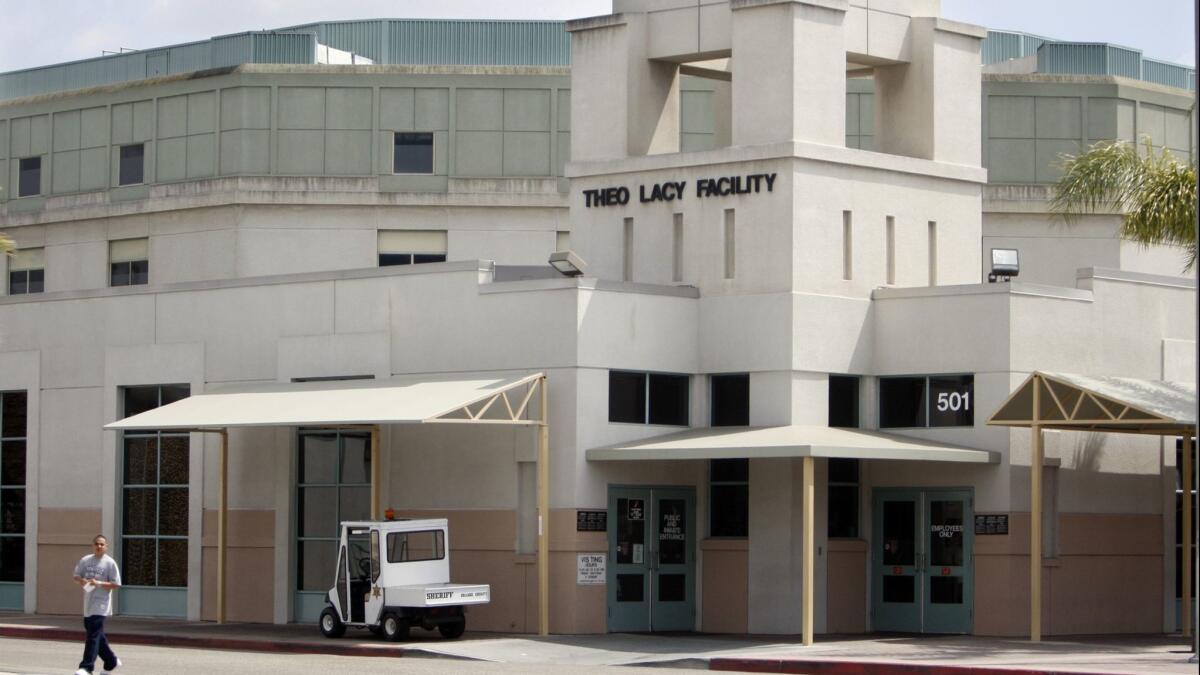 The Theo Lacy Facility in Orange, a county jail that also houses immigration detainees.