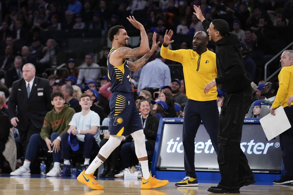 Pacers outlast Knicks 141136 in regular season finale The San Diego