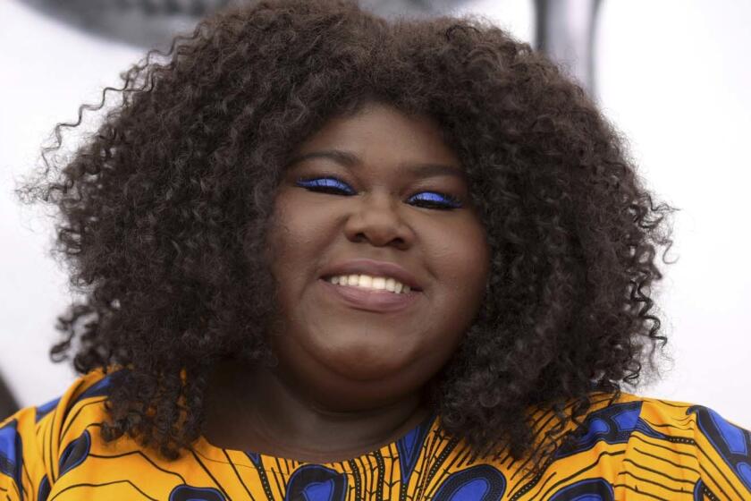 Gabourey Sidibe arrives at the 48th annual NAACP Image Awards in February.