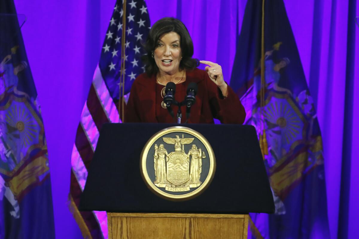 La vicegobernadora de Nueva York, Kathy Hochul