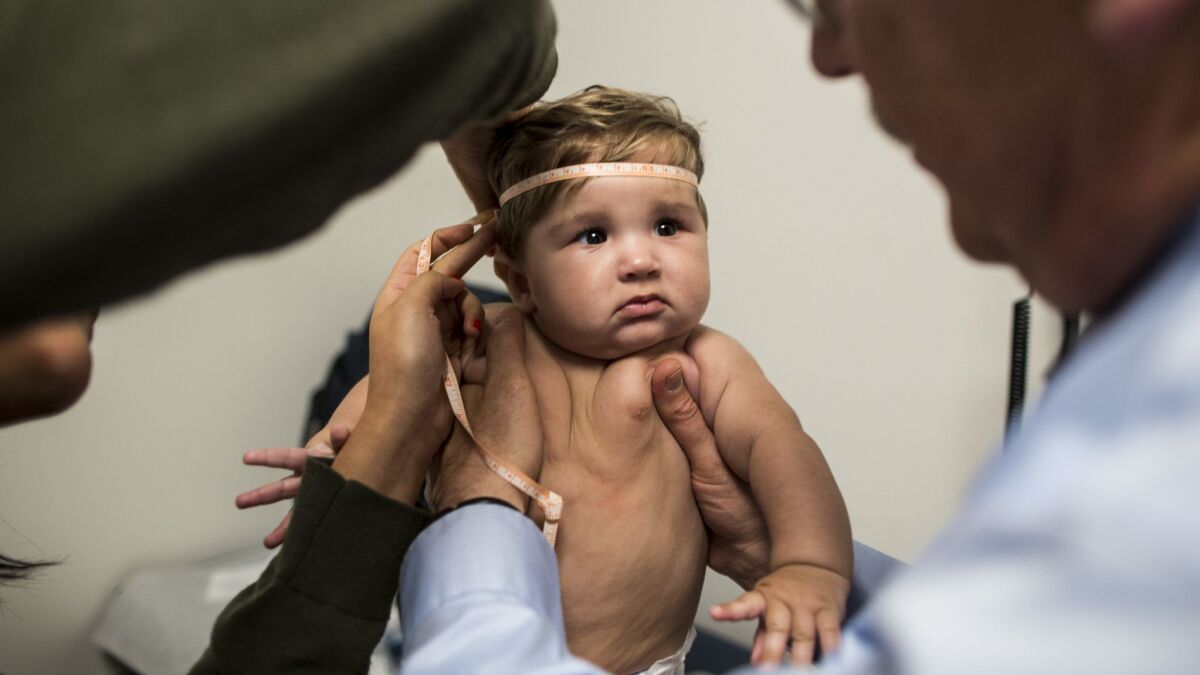 Maverick Coltrin was diagnosed with pyridoxine-dependent epilepsy shortly after he was born. He now gets checkups to make sure his seizures are under control and that he's still healthy.