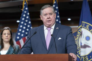 Rep. Ken Calvert (R-Corona) at a podium.