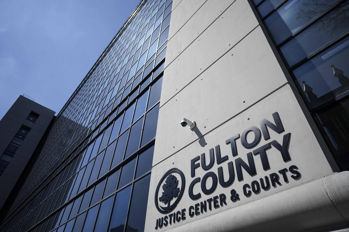 El tribunal superior del condado de Fulton, el jueves 14 de marzo de 2024, en Atlanta.