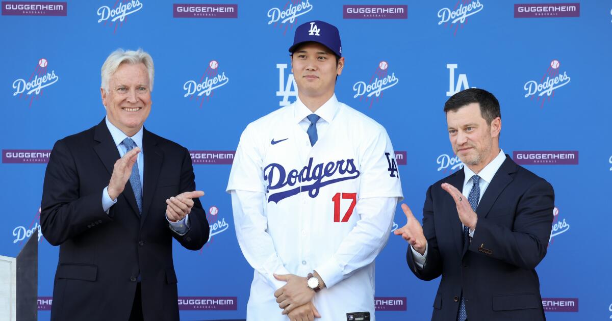 Shohei Ohtani est présenté comme Dodger pour la première fois