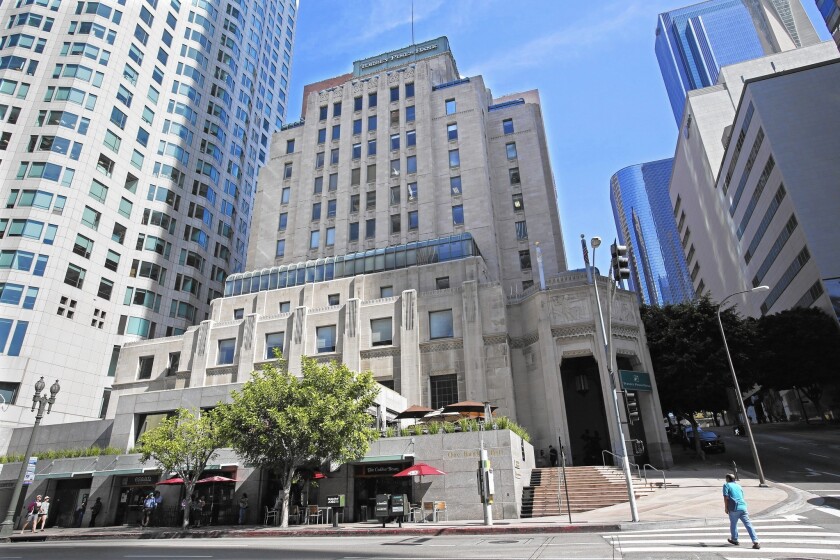 One Bunker Hill, the former Edison headquarters, is considered one of the city’s classic Art Deco buildings by the Los Angeles Conservancy.