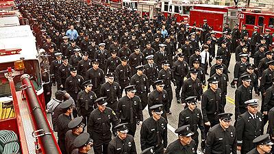Funeral for firefighter Glenn Allen