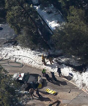 Bus crash in San Bernardino mountains