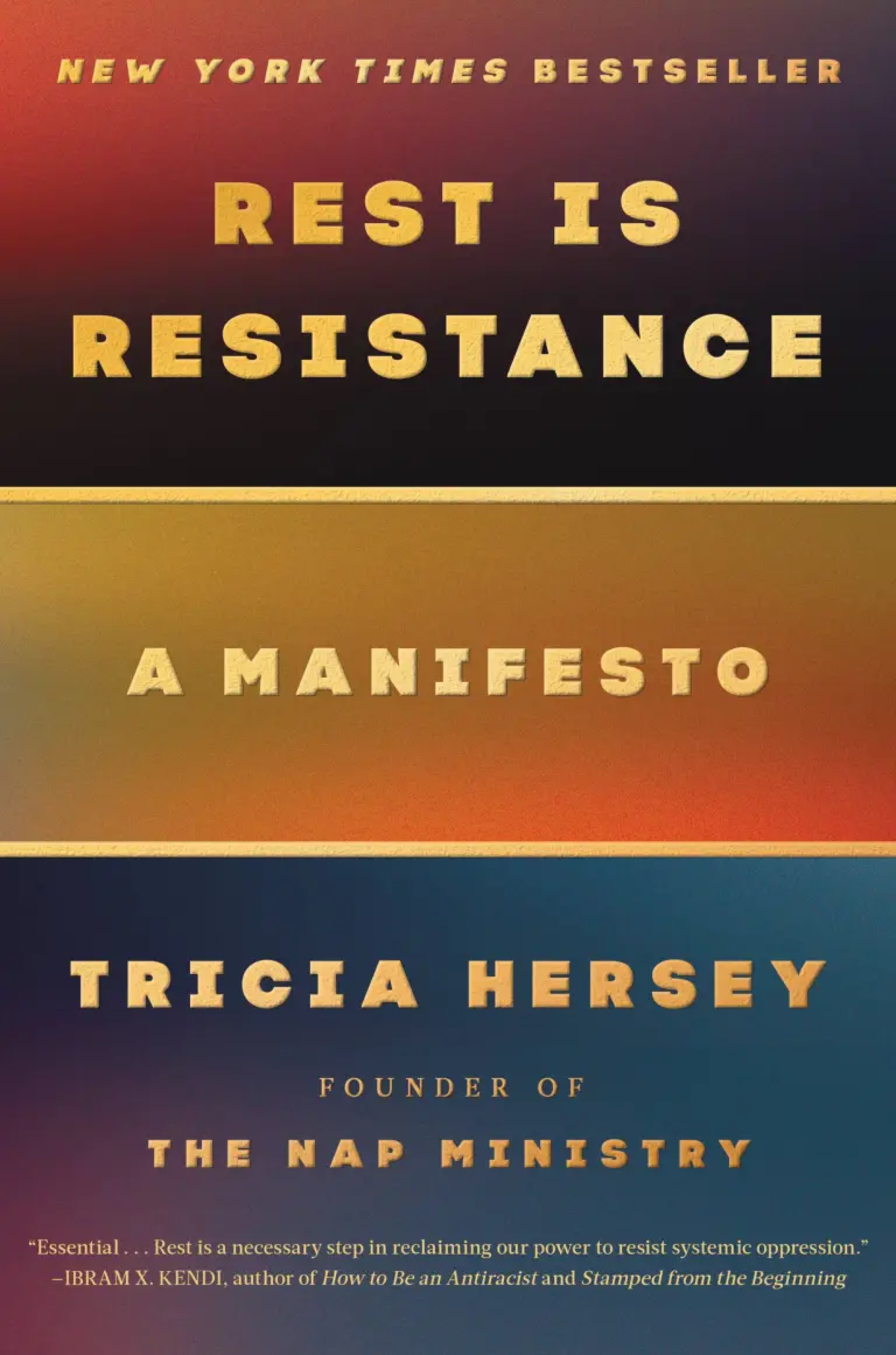 Book cover of “Rest Is Resistance: A Manifesto” by Tricia Hersey