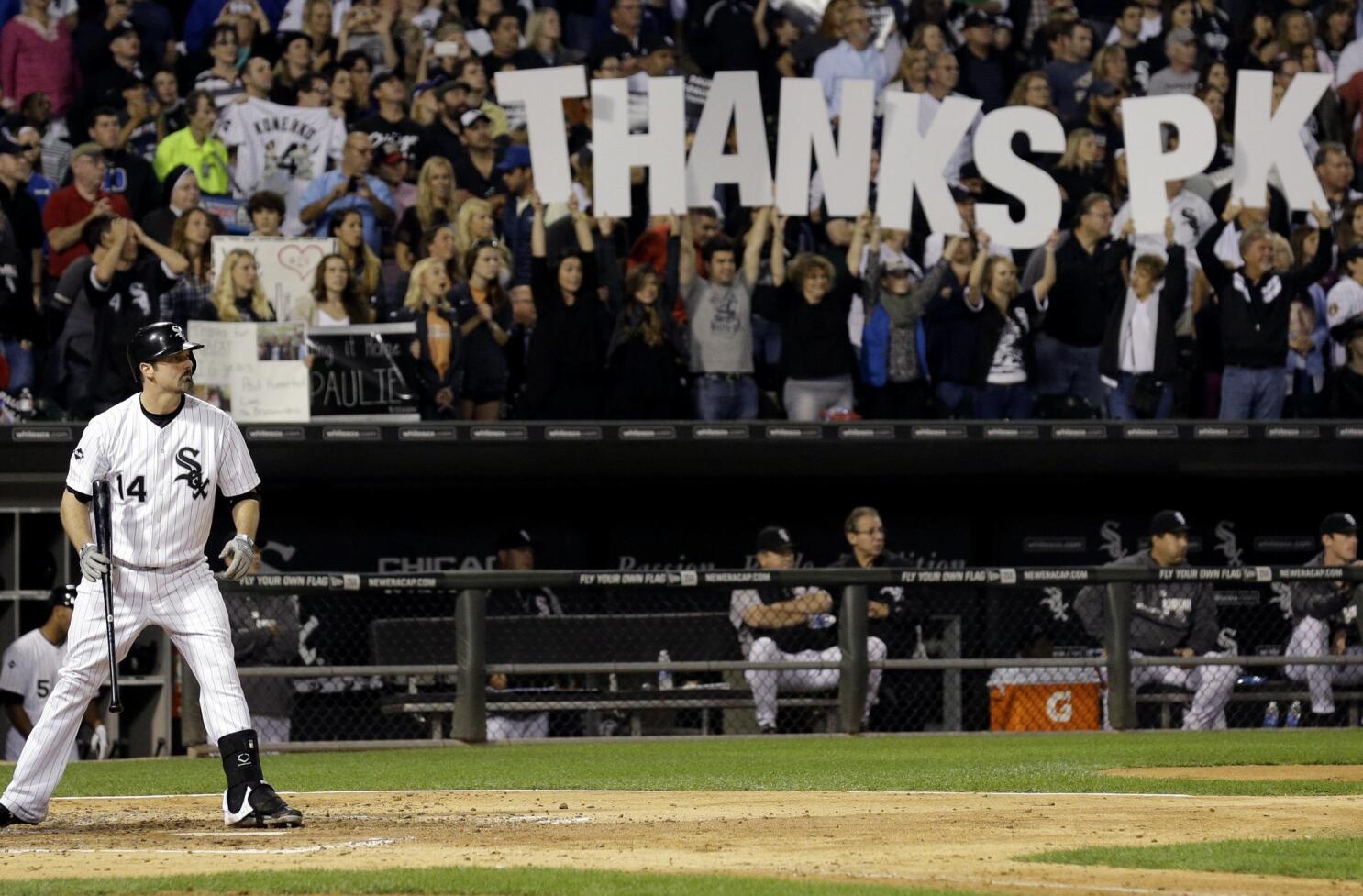 White Sox honor retiring Konerko with statue - The San Diego Union-Tribune