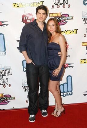 Brandon Routh and actress Courtney Ford
