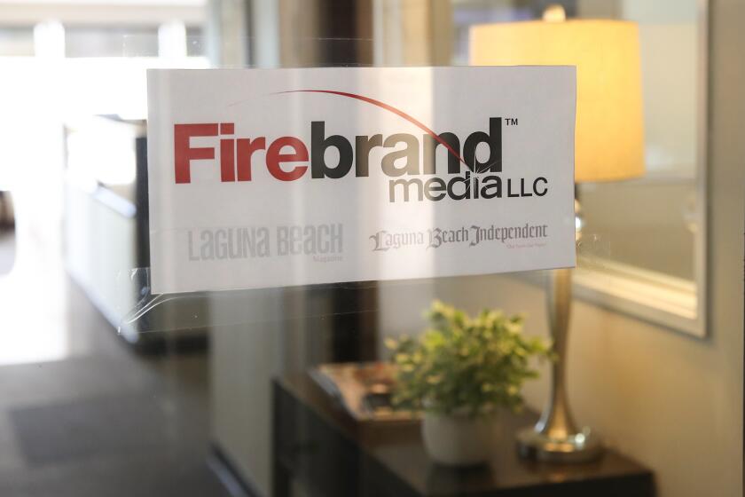 Times Media Group announced today that it has acquired Firebrand Media, located in Laguna Beach, California. Firebrand Media is the publisher of the Laguna Beach Independent, the Newport Beach Independent and the Coast Real Estate Guide, as well as the award-winning regional publications, Laguna Beach Magazine and Newport Beach Magazine, all local publications serving the two popular beach communities.